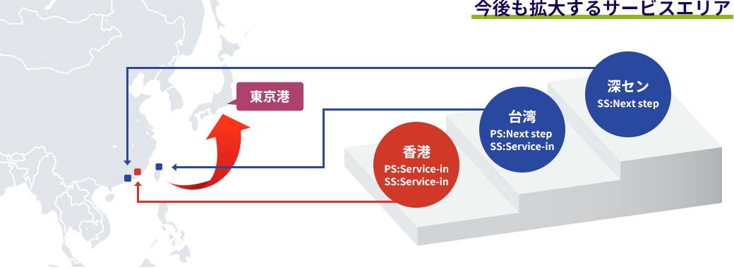 今後も拡大するサービスエリア 今後も拡大するサービスエリア